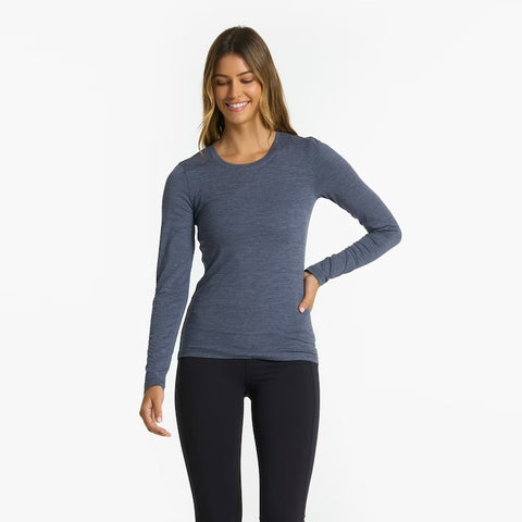 Vuori Womens Shirt Long-Sleeve Lux Crew