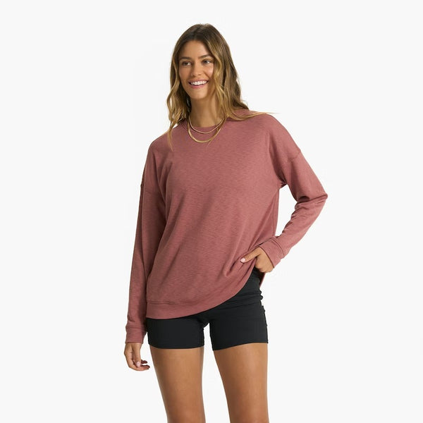 Vuori Womens Shirt Long-Sleeve Sunrise Crew