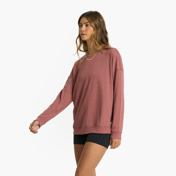 Vuori Womens Shirt Long-Sleeve Sunrise Crew