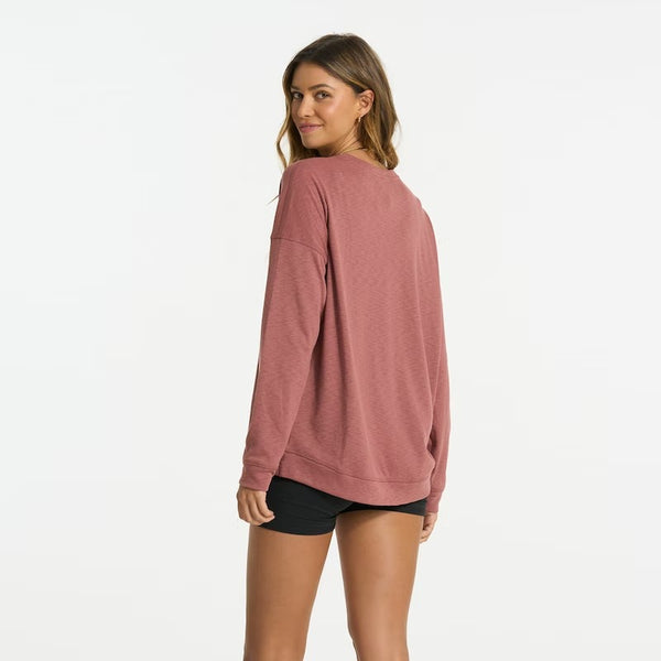 Vuori Womens Shirt Long-Sleeve Sunrise Crew