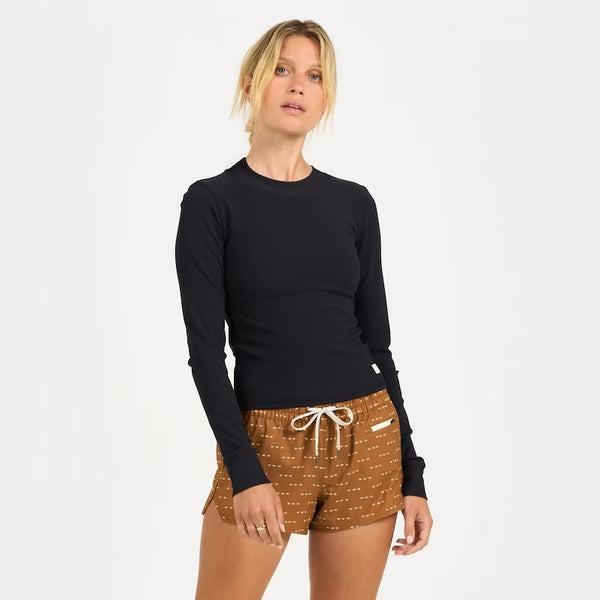 Vuori Womens Shirt Long-Sleeve Mudra Fitted Tee