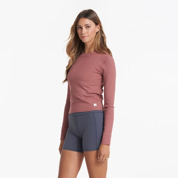 Vuori Womens Shirt Long-Sleeve Mudra Fitted Tee