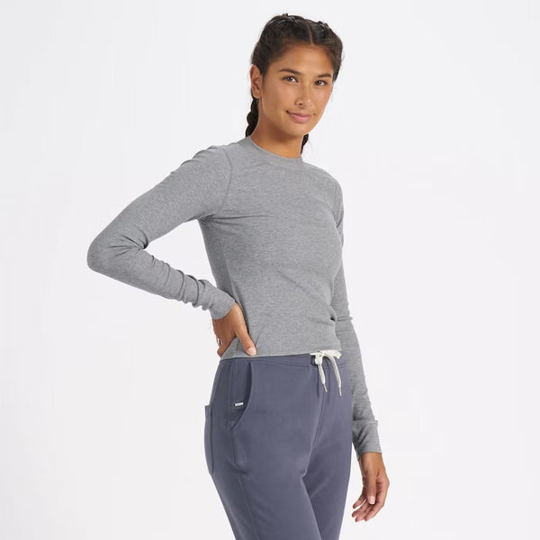 Vuori Womens Shirt Long-Sleeve Mudra Fitted Tee