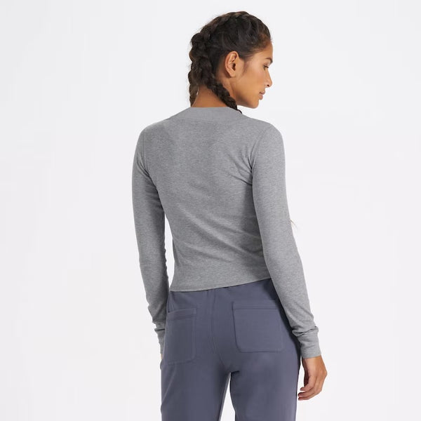 Vuori Womens Shirt Long-Sleeve Mudra Fitted Tee