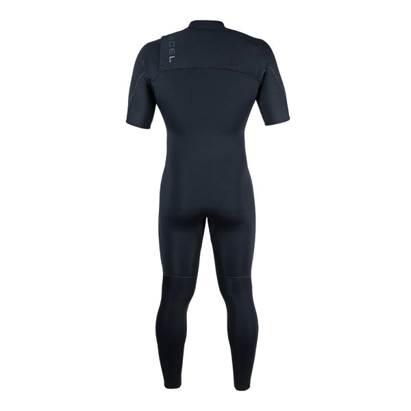 Xcel Mens Wetsuit Comp X Short Sleeve Fullsuit Chest Zip 2mm