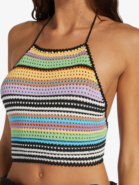 Roxy Womens Tank Top Daydreamer Cropped Knit