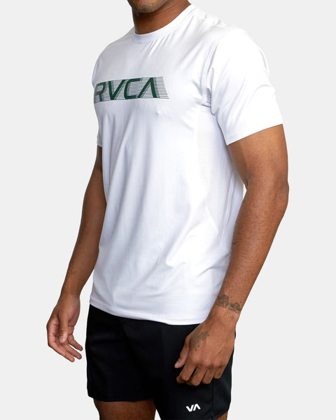 RVCA Mens Shirt Sport Vent Big RVCA Speed Performance