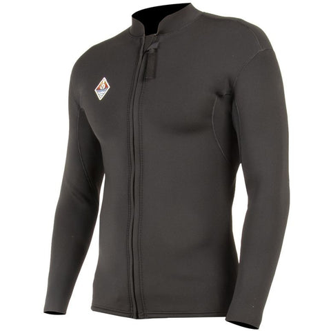 Vissla Mens Wetsuit Solid Sets 2mm Front Zip Jacket