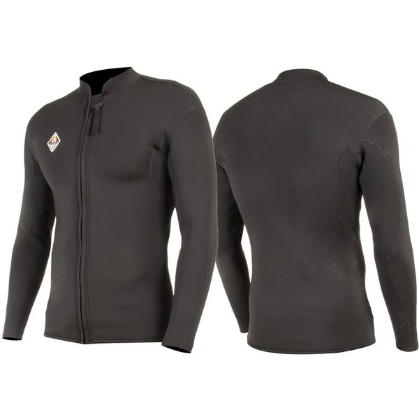 Vissla Mens Wetsuit Solid Sets 2mm Front Zip Jacket