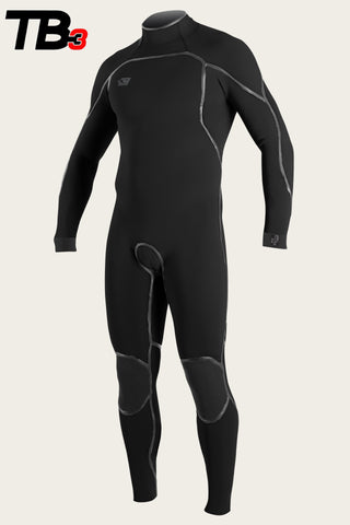 Oneill Mens Wetsuit Psycho One Back Zip 4/3mm Fullsuit