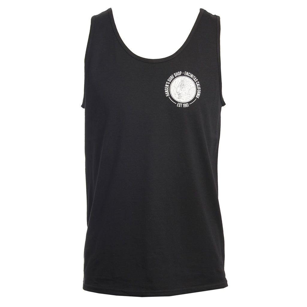 Hansen Mens Tank Top Skeleton Surfer
