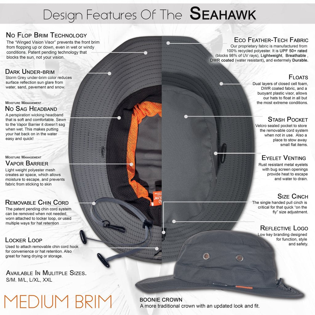 Shelta Seahawk Sun Hat Field Khaki / M/L