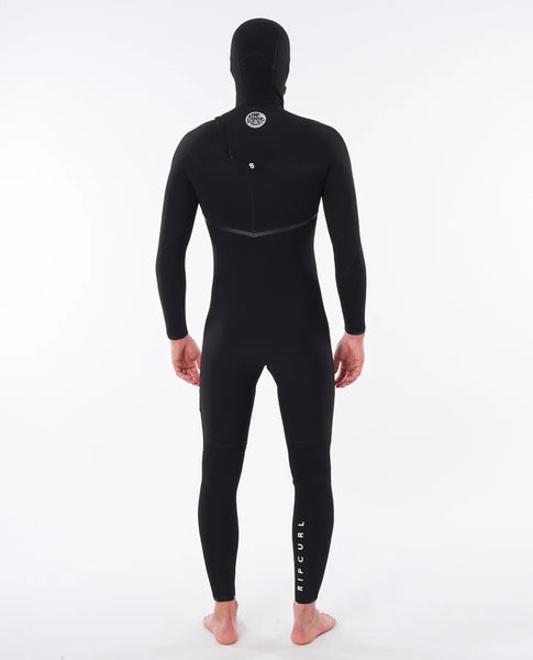 Rip Curl Mens Wetsuit E-Bomb 4/3 Zip Free Hooded Fullsuit