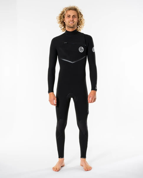 Rip Curl Mens Wetsuit E-Bomb 4/3 Chest Zip Full Suit