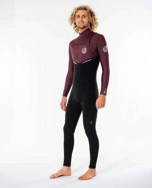 Rip Curl Mens Wetsuit E-Bomb 3/2mm Chest Zip Fullsuit