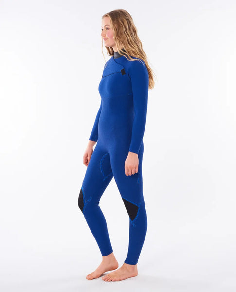 Rip Curl Womens Wetsuit Women's E-Bomb 4/3mm Zip Free Fullsuit