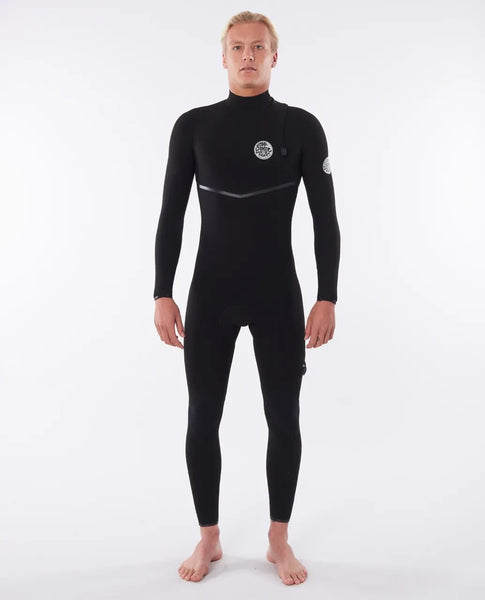 Rip Curl Mens Wetsuit E-Bomb 4/3 Zip Free Fullsuit