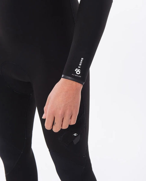 Rip Curl Mens Wetsuit E-Bomb 4/3 Zip Free Fullsuit