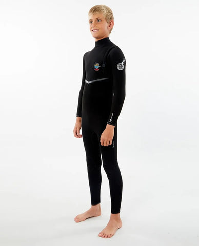 Rip Curl Wetsuit Junior Flashbomb 3/2mm Chest Zip Fullsuit