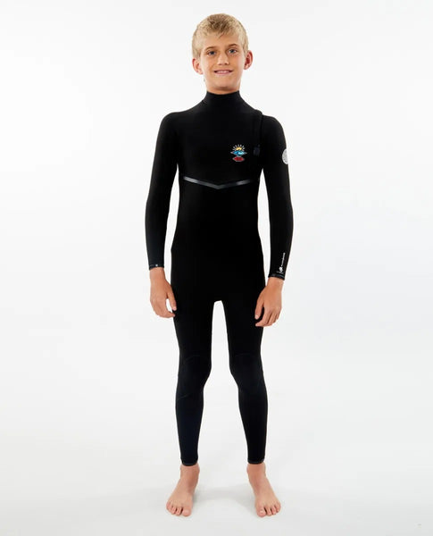 Rip Curl Wetsuit Junior Flashbomb 3/2mm Chest Zip Fullsuit