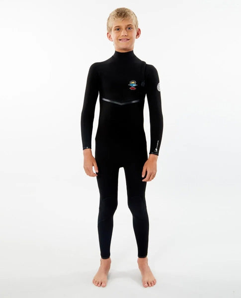 Rip Curl Junior Wetsuit Flashbomb 4/3mm Chest Zip Fullsuit