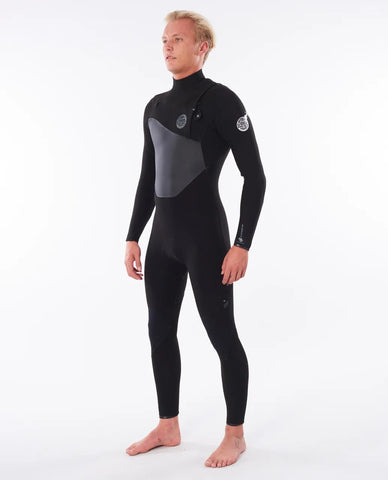 Rip Curl Mens Wetsuit Flashbomb 4/3mm Chest Zip Fullsuit